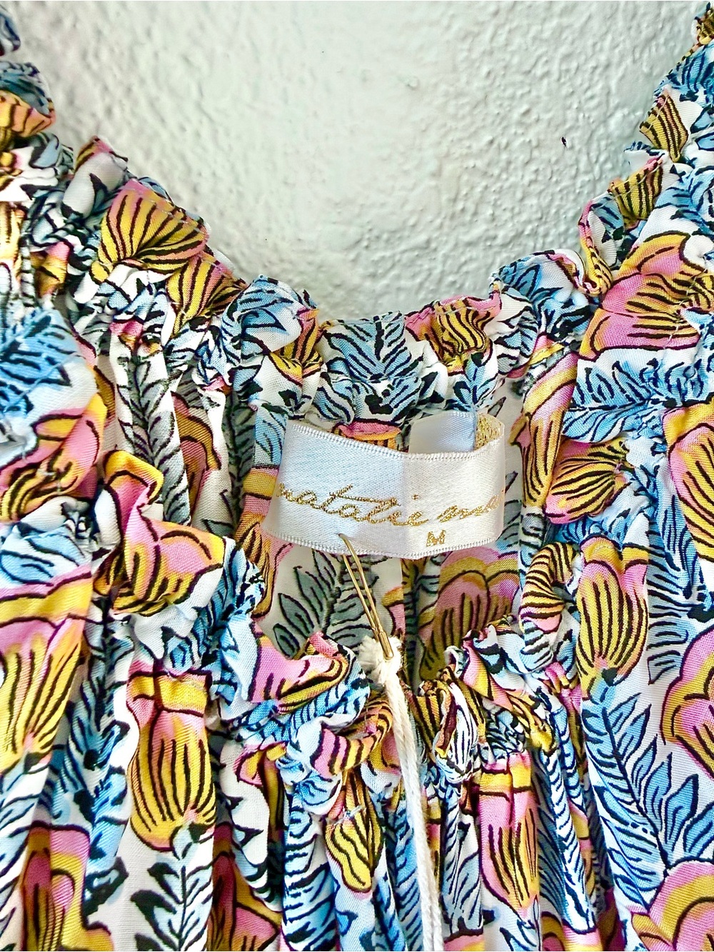 Natalie Martin Jerusha Maxi Dress, Tulip Blue, Size M - Picture 4 of 6